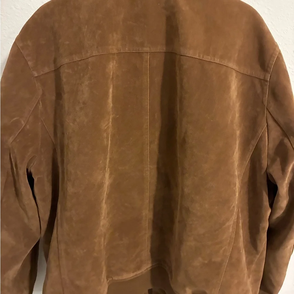 Levi's Brown Suede Bomber Jacket